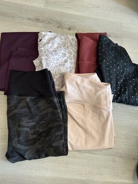 6 pairs full length glyder leggings